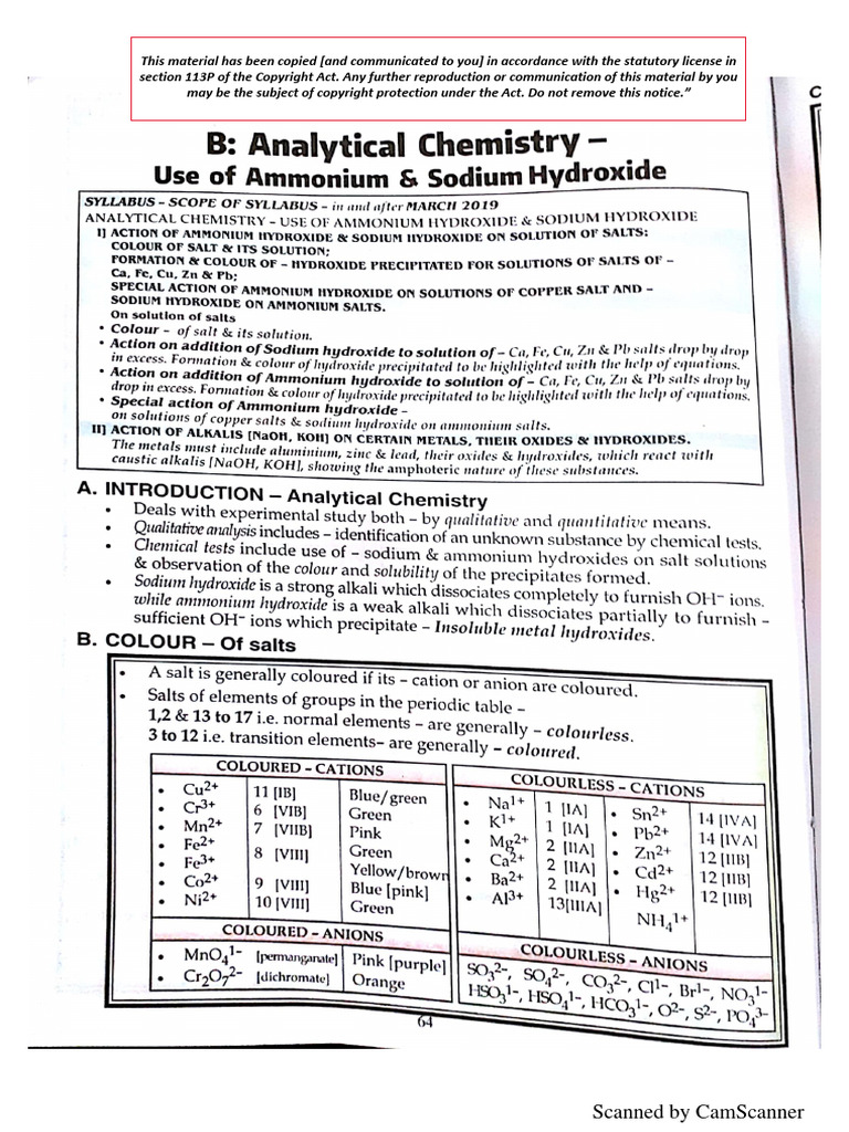 BASIC ANALYTICAL TECHNIQUES CLASS 11 NOTES PDF visual data 2