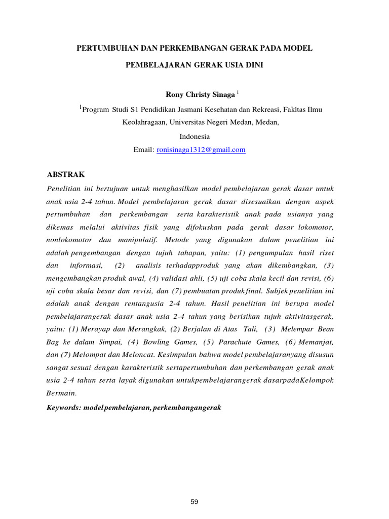 Jurnal Rony. C Sinaga-1 | PDF | Karier & Perkembangan