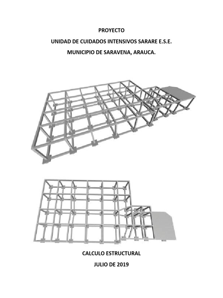Unidad de cuidados intensivos sarare e s e municipio de saravena