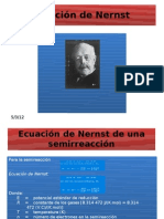 Ecuación de Nernst