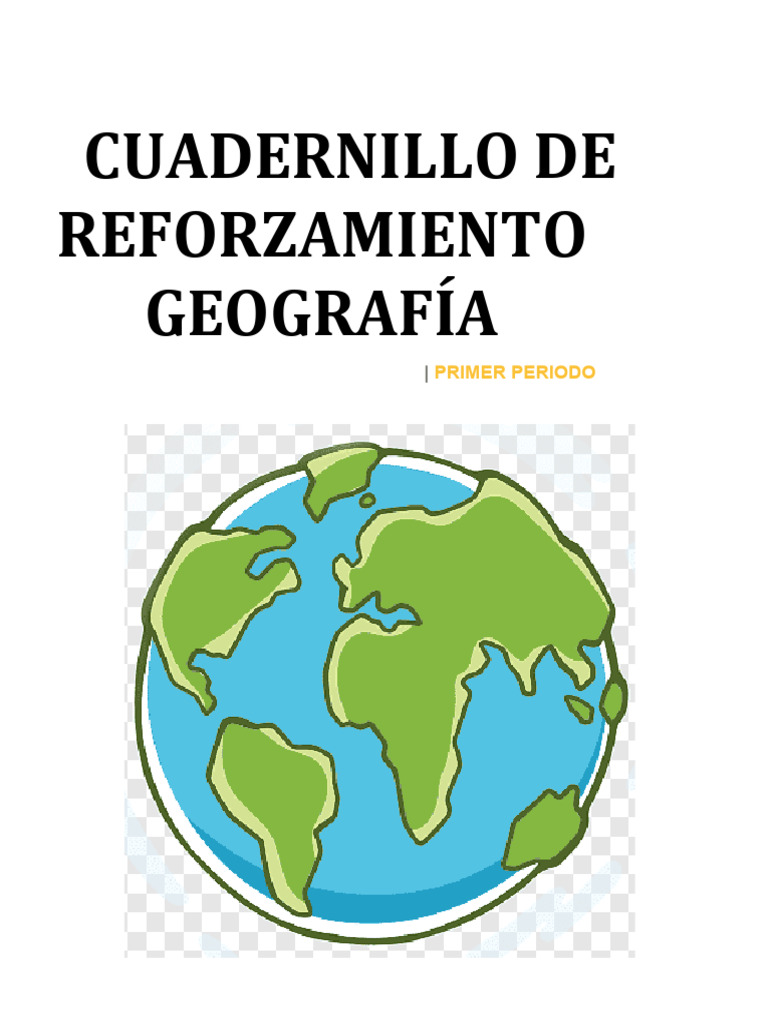 1° Cuadernillo de Reforzamiento Alumno Geografia | PDF | Terreno | Clima