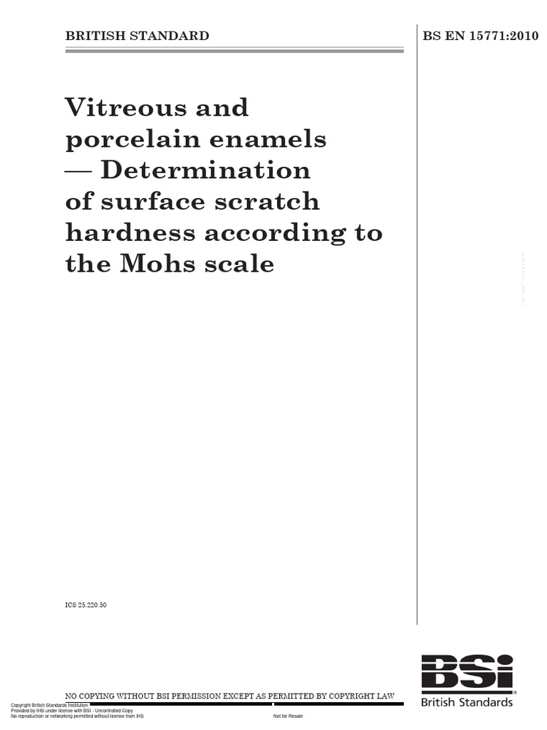 BS en 15771-2010 | PDF | Minerals