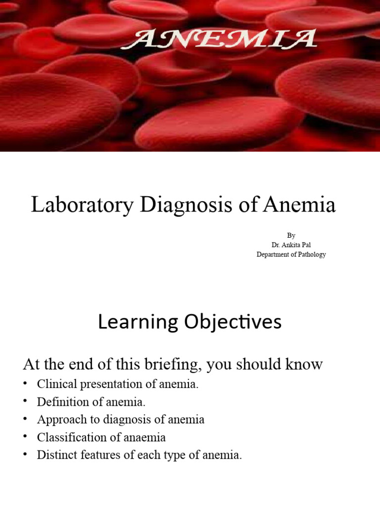 Anemia Diagnosis: Key Laboratory Insights | PDF | Anemia | Clinical ...