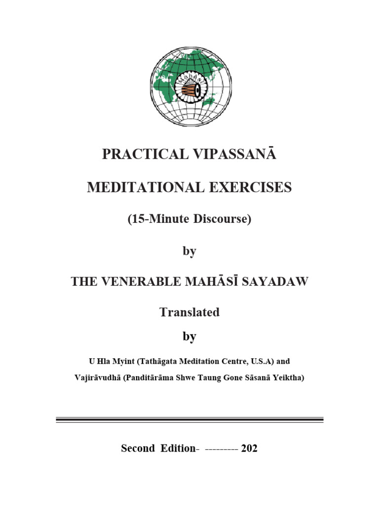 Vipassana Exercises Download Free PDF Bhikkhu Mind