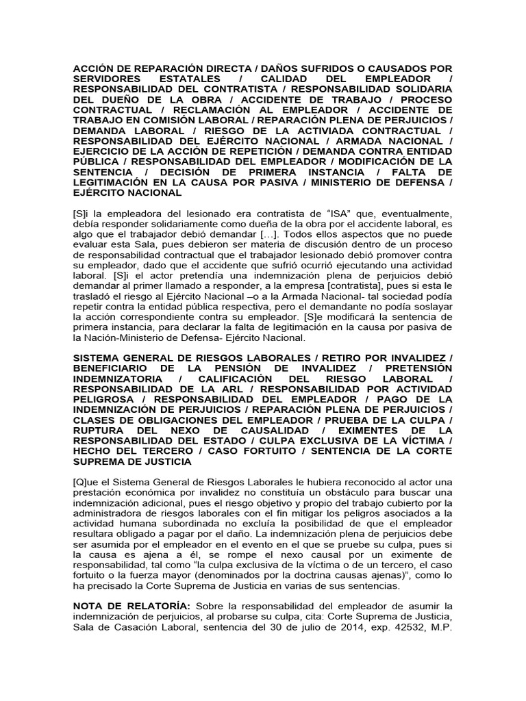 13001 23 31 000 2005 00025 01 45850 2 doc culpa pdf da os y