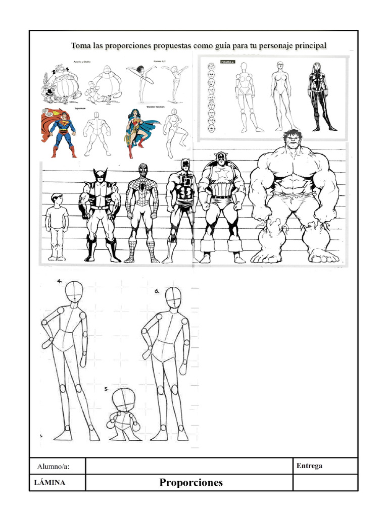 Proporciones Comic | PDF