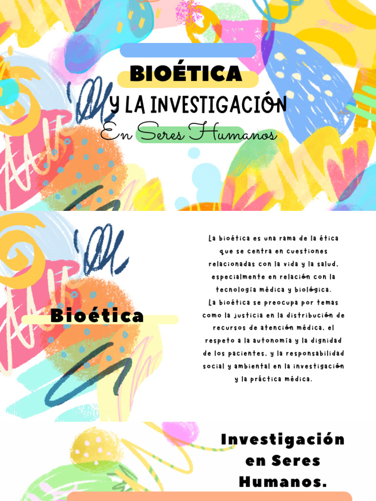 Bioética y su Impacto en Investigación Humana | PDF | Bioética ...