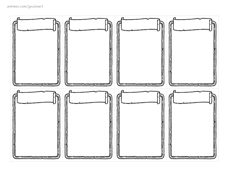 JP Coovert Magic Item Card Template PDF