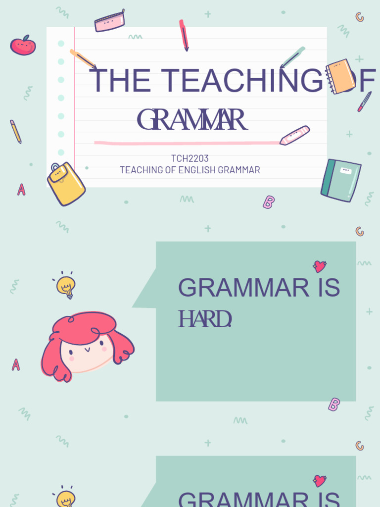 Effective Strategies for Teaching Grammar | PDF | Learning | Grammar