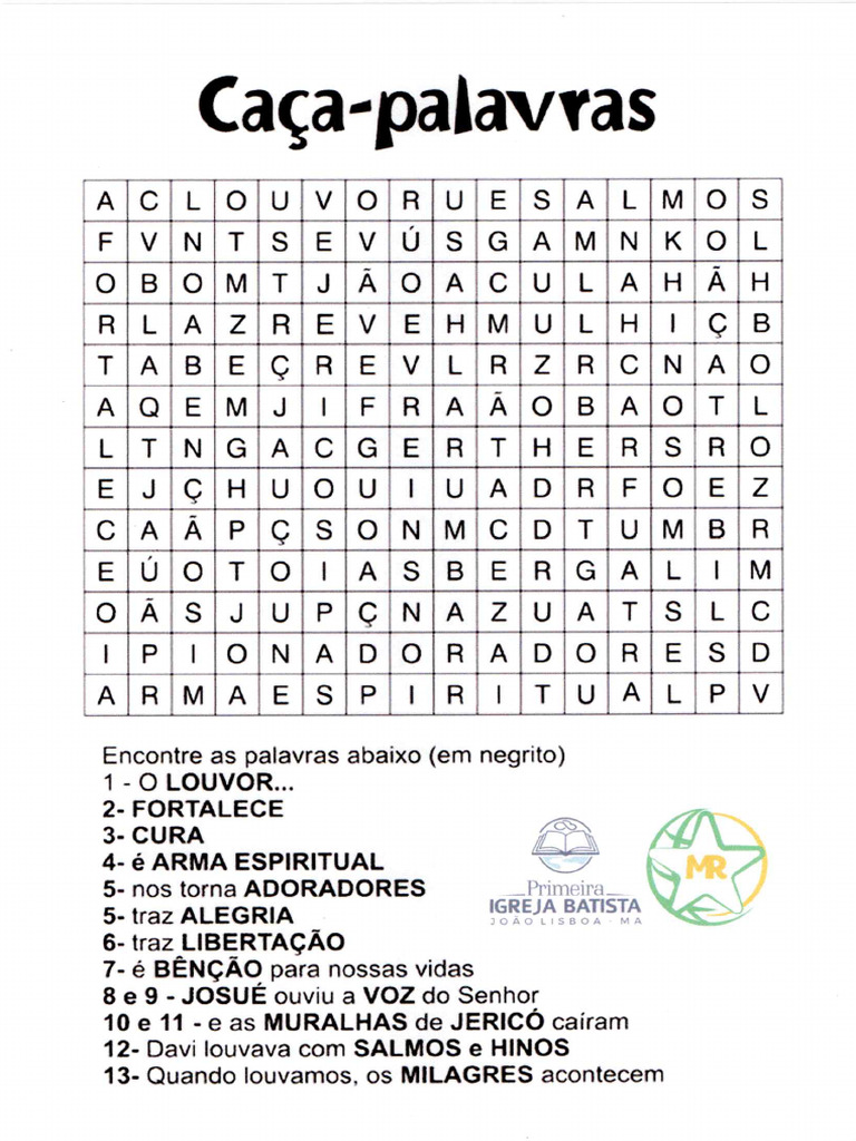Caça Palavras MR | PDF