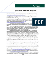 24nov11 the Redlining of Harm Reduction Programs