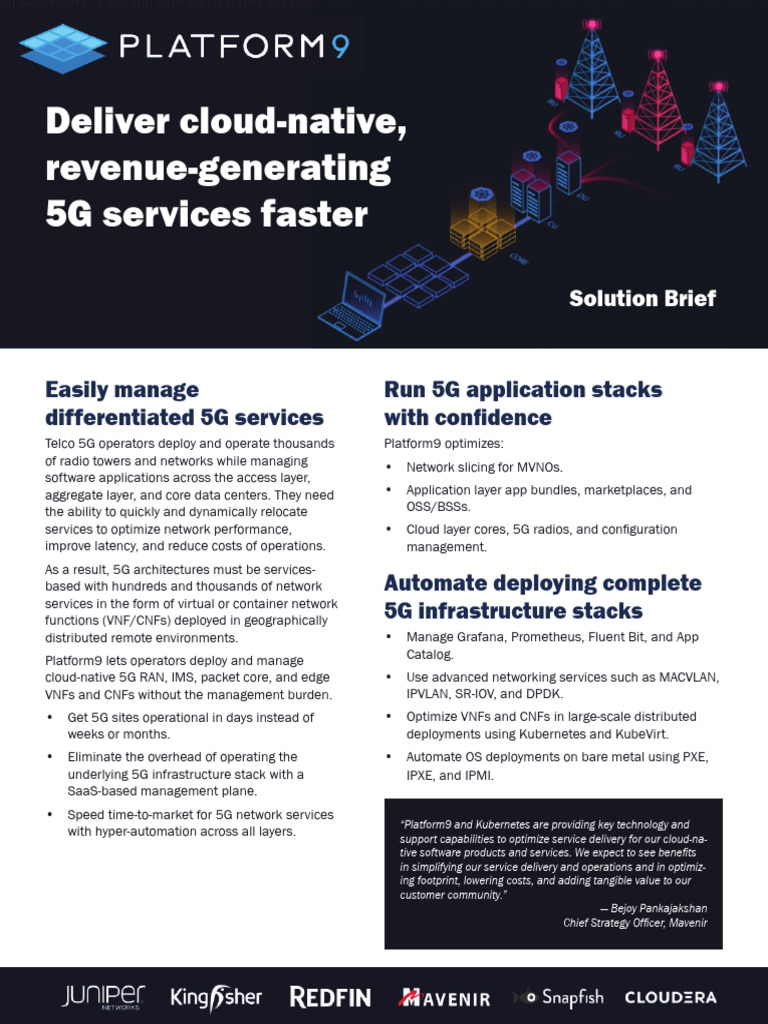 Optimize 5G Infrastructure with Platform9 | PDF | Cloud Computing ...
