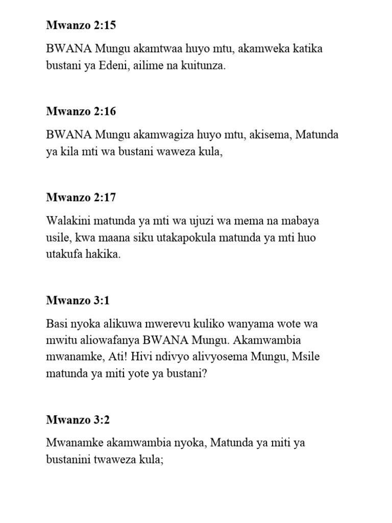Memory Verses | PDF