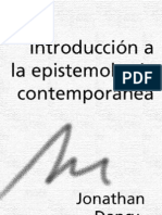 DANCY JONATHAN - Introduccion a La Epistemologia Contemporanea