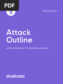 Studicata Attack Outline Sample
