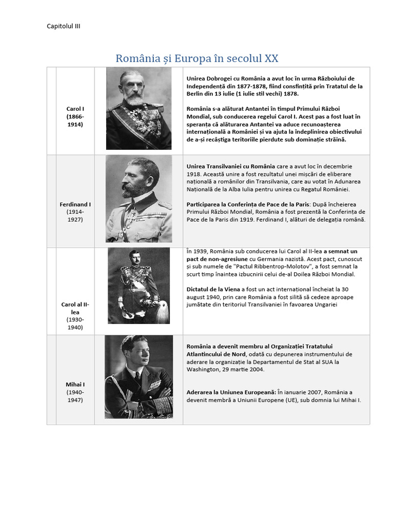 Regii României | PDF