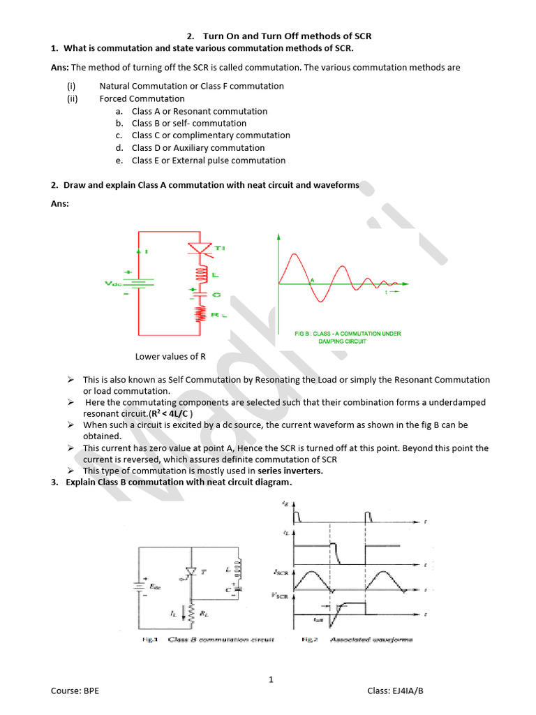 turn-off-methods-of-scr-pdf-electrical-circuits-electromagnetism