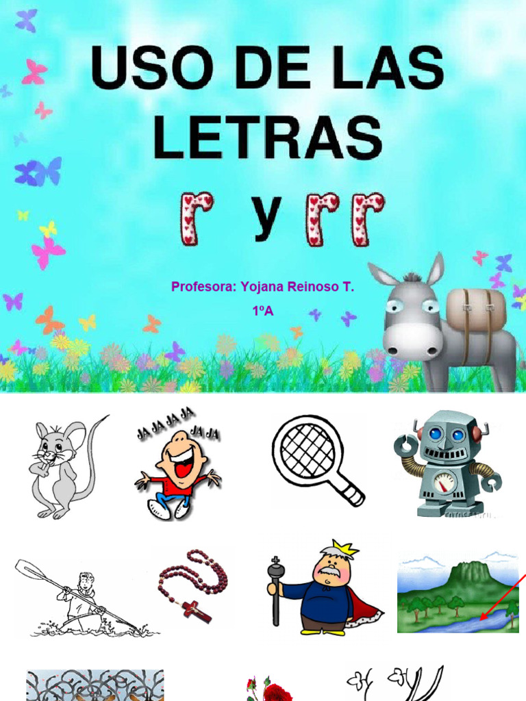 Clase 1 Letra R | PDF | Artes del Lenguaje y Comunicación