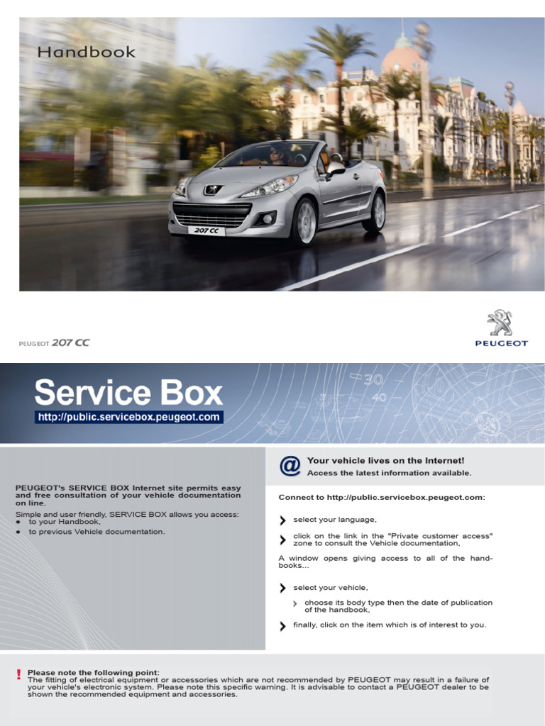 PEUGEOT 207 SERVICE MANUAL PDF FREE DOWNLOAD visual data 7
