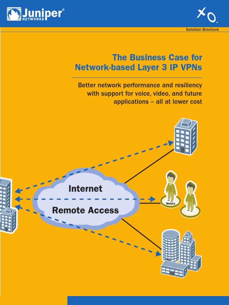 The Business Case For Network-Based Layer 3 Ip Vpns | PDF | Virtual ...