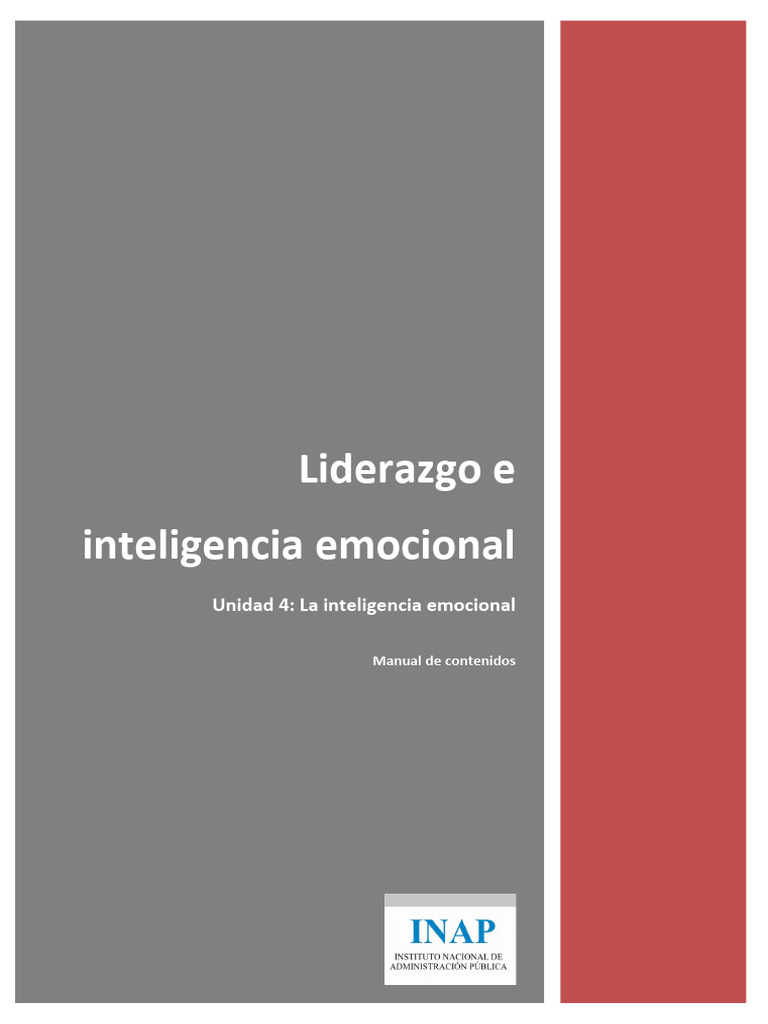 La Inteligencia Emocional | PDF | Inteligencia emocional | Las emociones