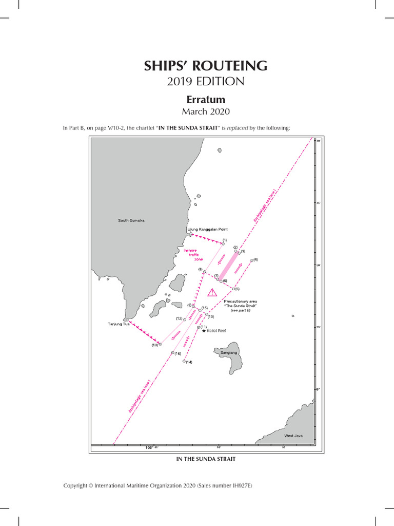 Ship Routeing Guide - Erratum | PDF