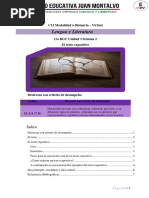 Guía Lengua y Literatura - 1ro BGU - U3 - S2