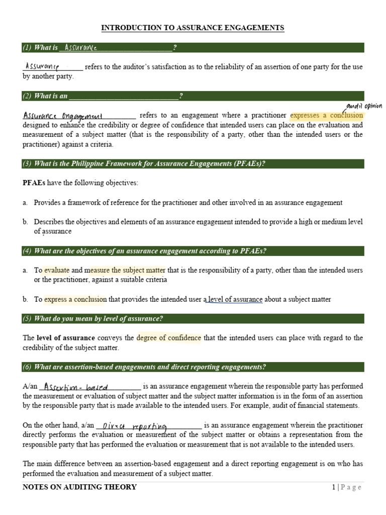 Module+1+ +Student+Handout | PDF | Audit | Financial Audit