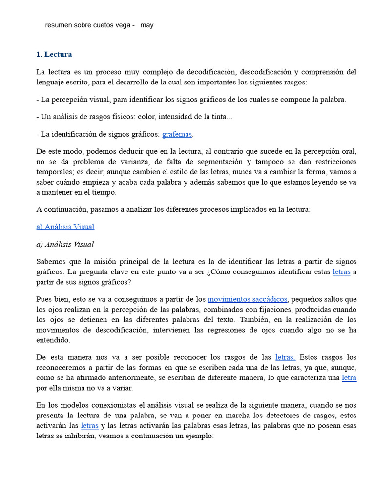 Procesos de Lectura y Escritura | PDF | Palabra | Ortografía
