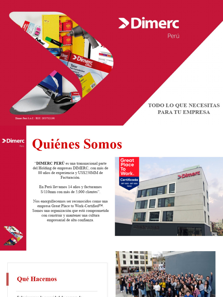 Presentación Dimerc 2024 | PDF | Business | Economias