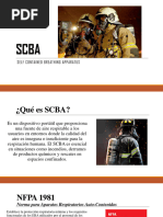 Partes del SCBA: Manual de Uso | PDF | Presión | Oxígeno
