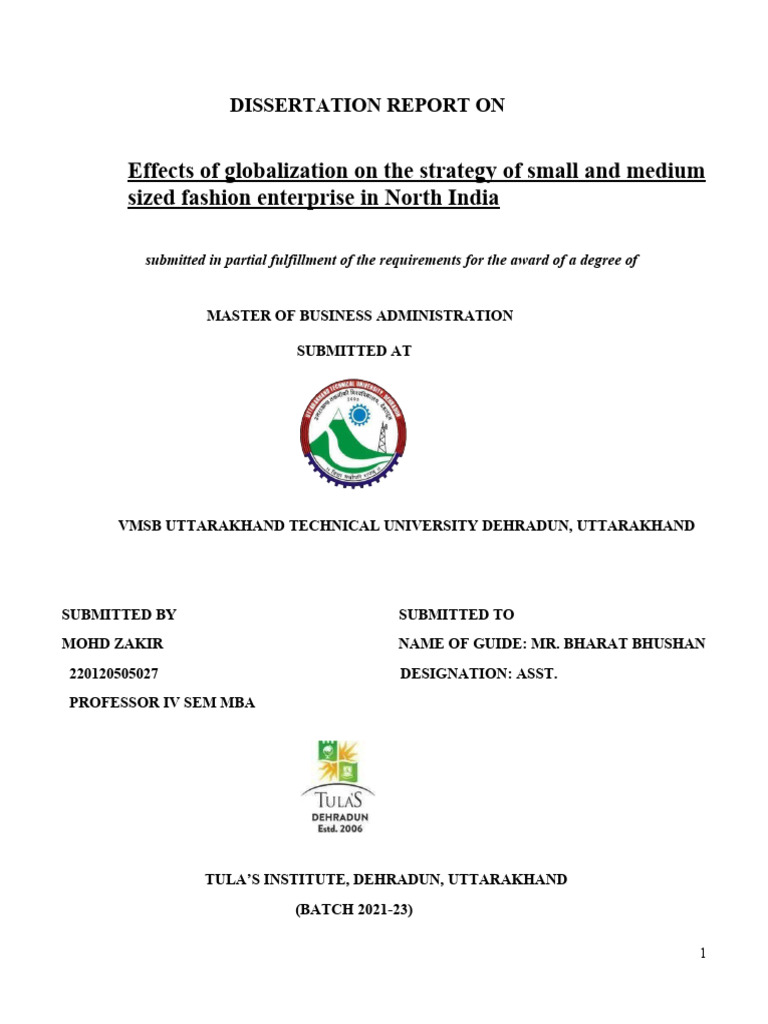 Globalization's Impact on North India's SMEs | PDF | Globalization ...