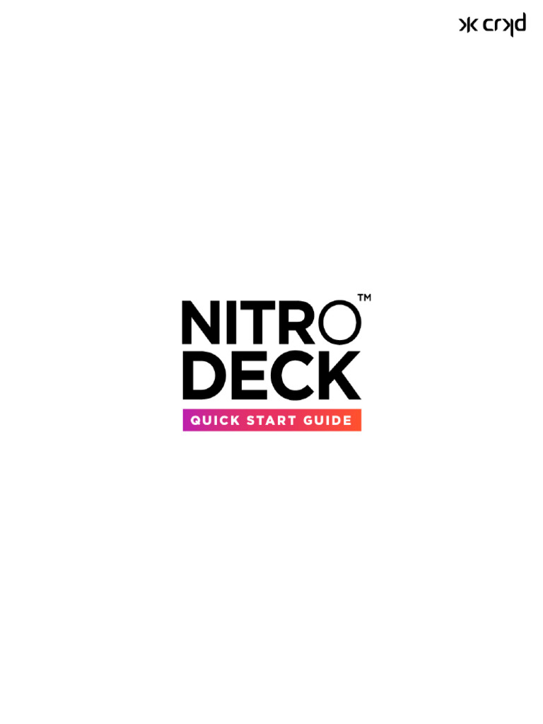 CRKD Quick Start Guide | PDF