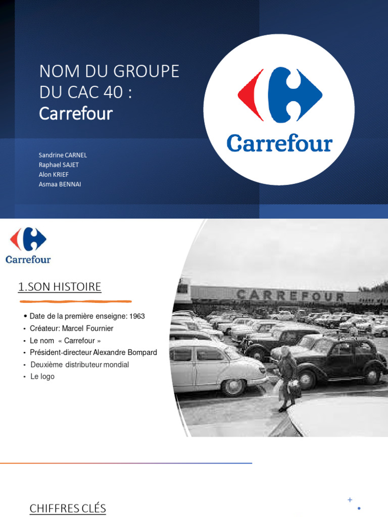 Chiffres Clés et Comptabilité de Carrefour | PDF | Comptabilité ...