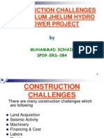 Construction Challenges of Neelum Jhelum Hydro Power Project