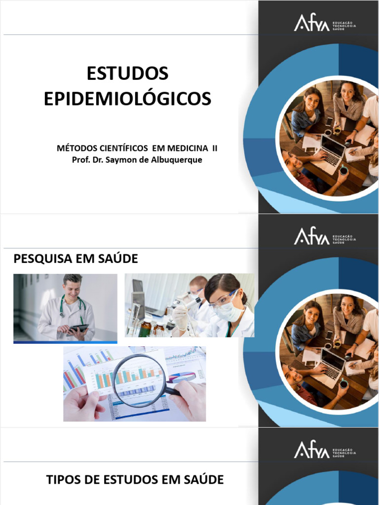 Métodos de Estudos em Saúde e Epidemiologia | PDF | Epidemiologia ...