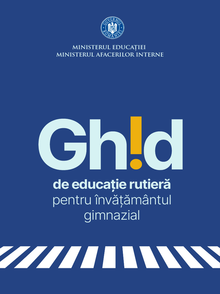 Ghid Educatie Rutiera Gimnaziu | PDF