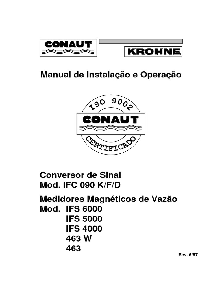 Instalação e Operação de Medidores de Vazão | PDF | Fonte de energia ...