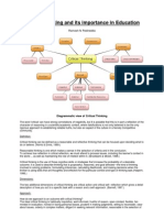 Critical Thinking Draft by Ramesh Pedireddla