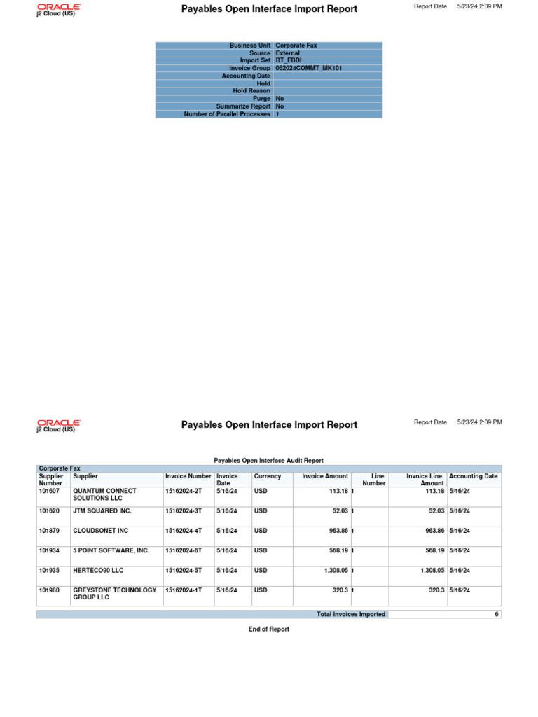 ImportPayablesInvoices_Import Payables Invoices PDF Accounts
