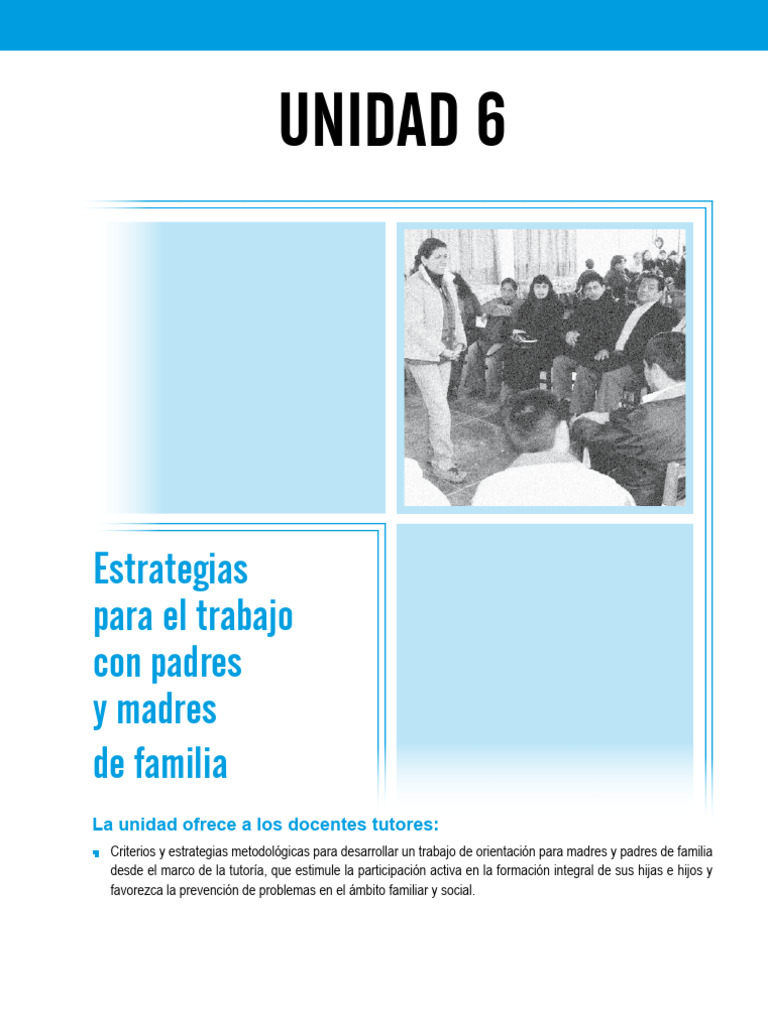 Manual de Tutoria-Trabajo Con Padres de Familia | PDF | Comunicación |  Evaluación, image size:768x1024