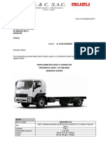 Chasis Isuzu Forward 1300