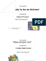 "Most Likely To Be An Actress": Emma O'Connor