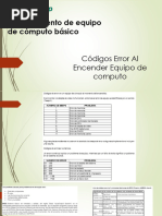 Códigos de error LED en portátiles HP | PDF | Bios | Diodo emisor de luz