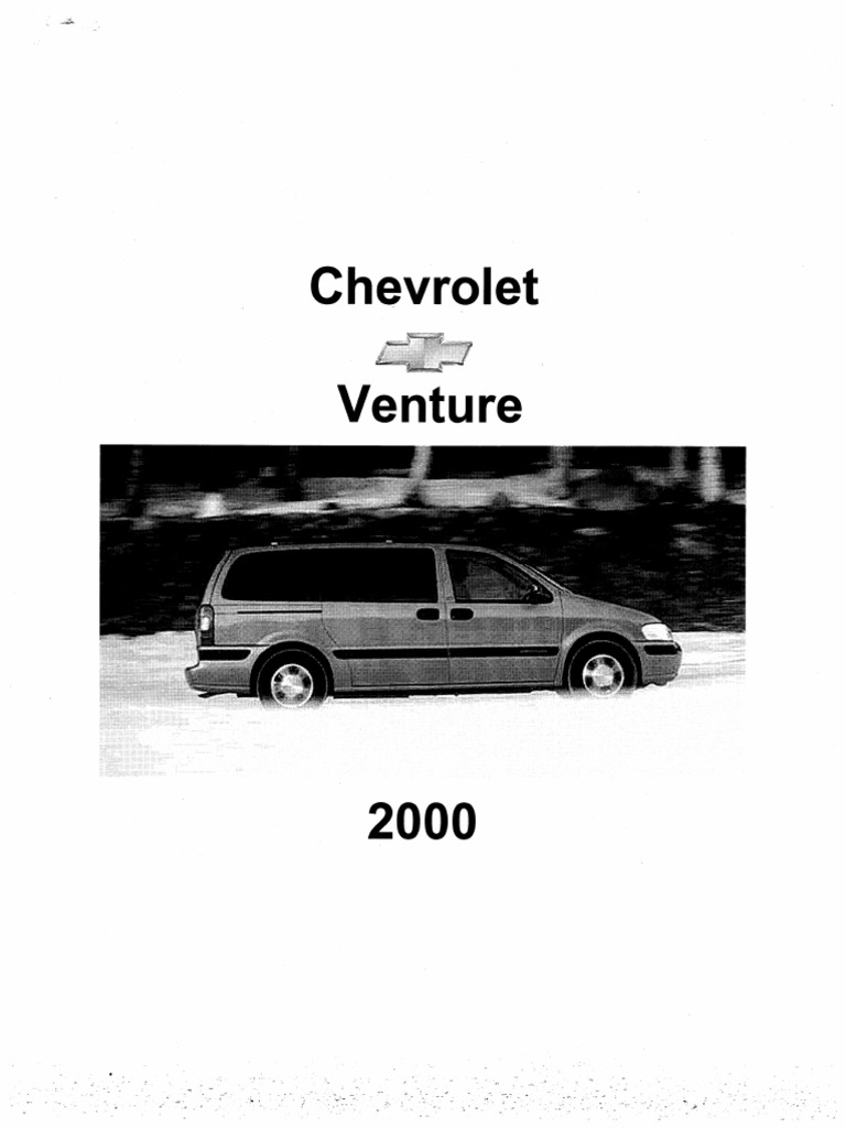 2002 CHEVY VENTURE OWNERS MANUAL visual data 7