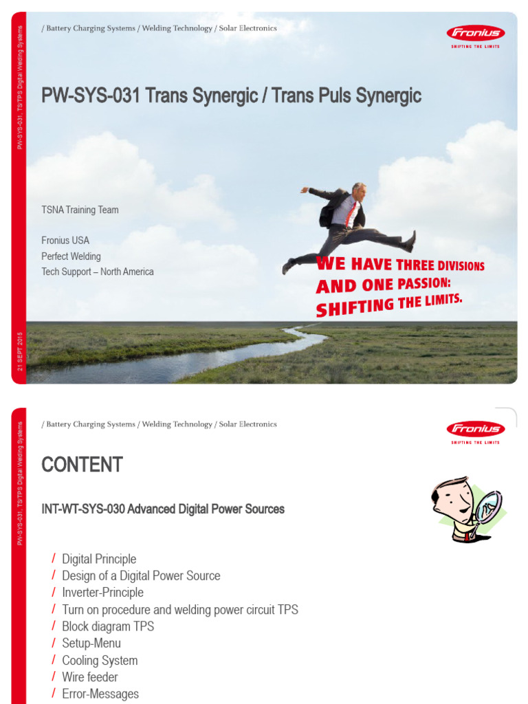 TS/TPS Digital Welding Systems Guide | PDF | Rectifier | Power Supply