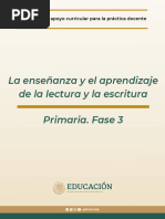 Lectura y Escritura - Primaria - Fase 3