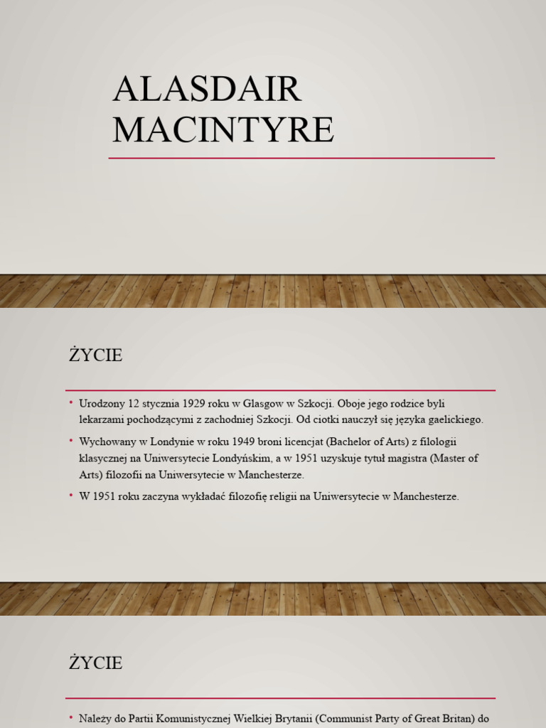 Alasdair MacIntyre | PDF