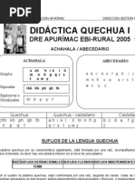 Resumen gramática Quechua Apurimeño