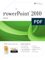 Power Point 2010 Basic (Student Manual) Mantesh